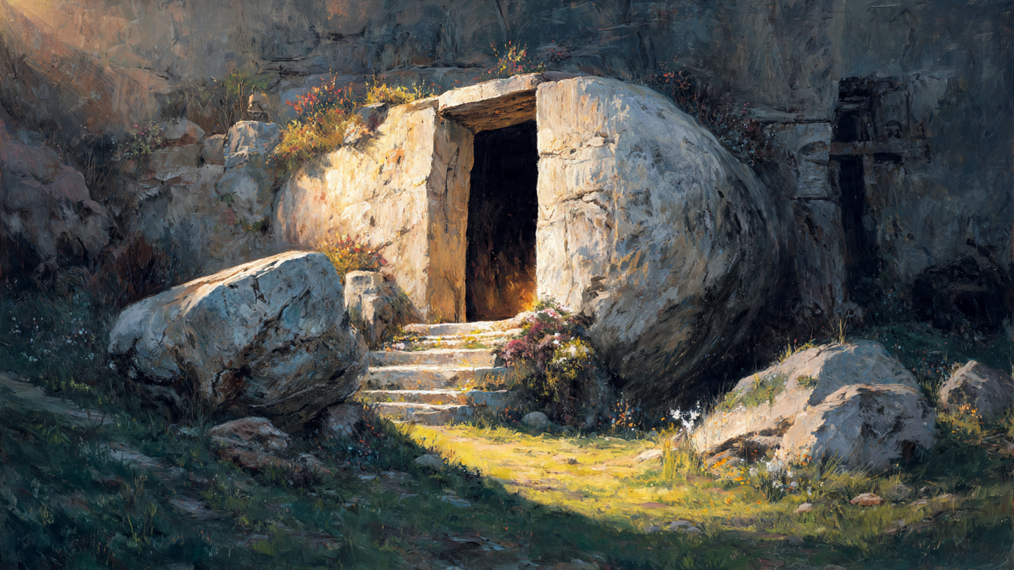 O sepulcro de cristo vazio 