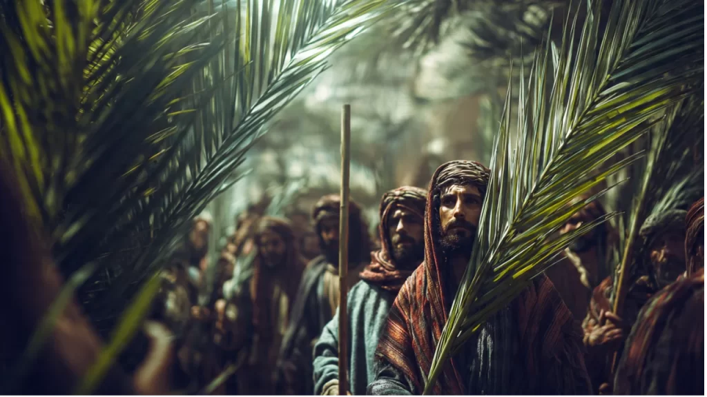 a semana santa é marcada pelo domingo de ramos